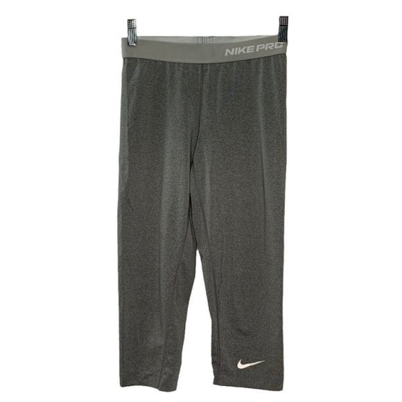 Nike Other - Nike Dri-Fit Men Gray Compression Cropped Tights M